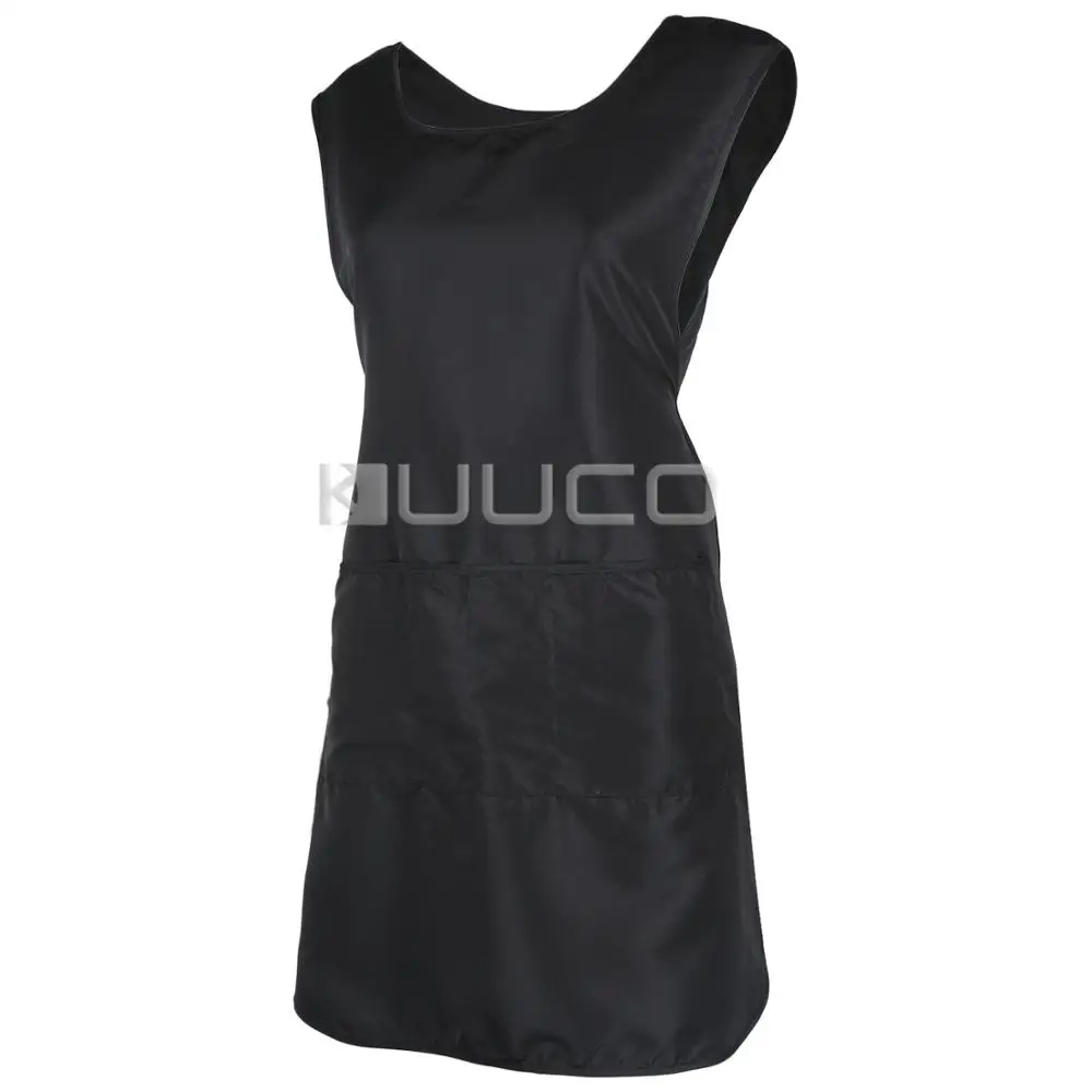 Парикмахерский фартук Парикмахерская смока с 4 карманами 6 5 дюйма задняя сторона