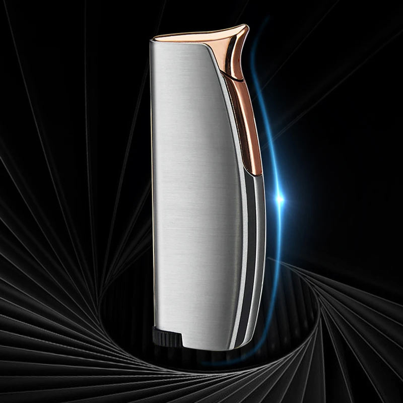 Ветрозащитная струйная Зажигалка горелка креативная металлическая зажигалка с