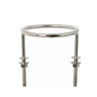 1pcs 316 stainless steel polished solid ring cup drink holder 1 ring for boat rv
