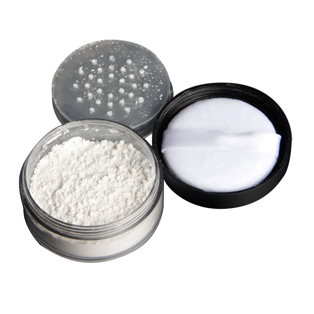 Гладкая свободная пудра для макияжа прозрачная отделочная водостойкая