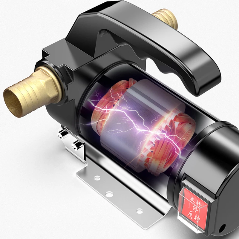 Небольшой Портативный большой поток Электрический масляный насос 12/24 / 220V