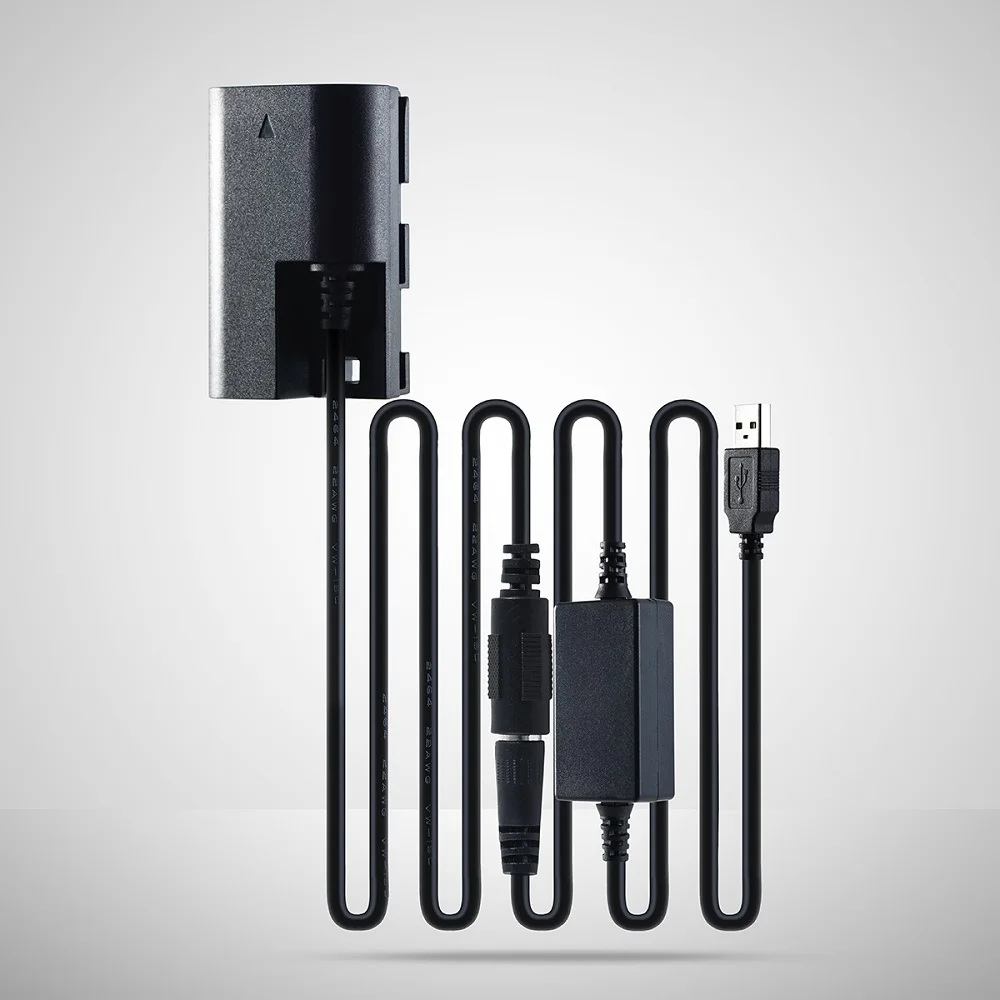 USB 5 В муляж аккумулятора и кабель для подключения внешнего источника питания Canon