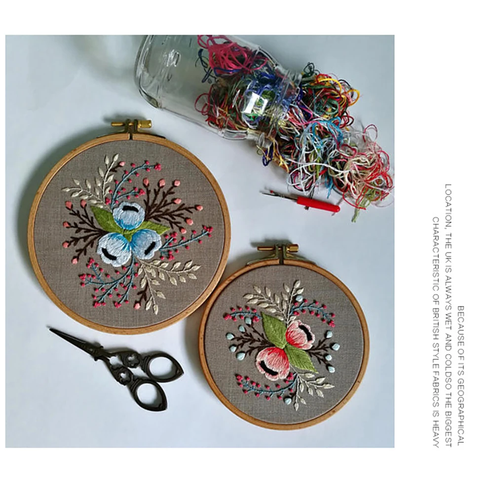 1 комплект Вышивка Материал Упаковка ручная работа DIY для начинающих Трехмерная