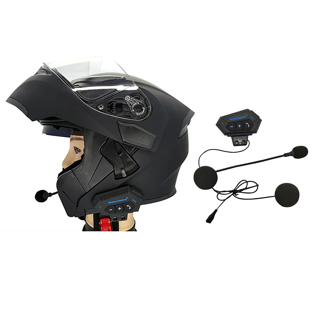 

Motorcycle Helmet Headset Wireless Bluetooth Headphone Speaker Hands-Free BT12 Headset Motorbike Headphone