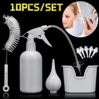 Ушной серы набор для мойки жидкость для снятия для полива и орошения набор инструментов 500 мл Ёмкость детские игры для взрослого ребенка Портативный омывателя краску бутылка