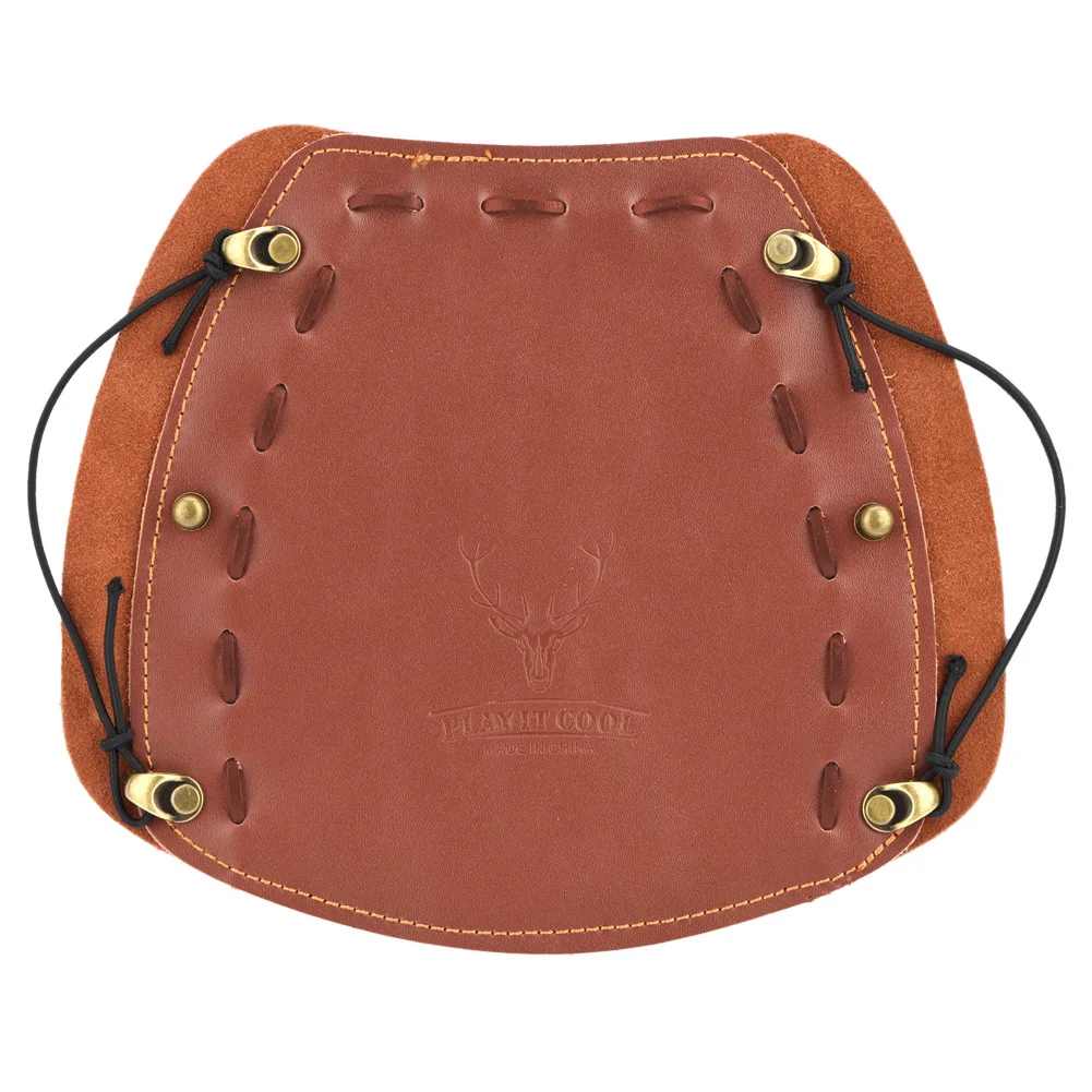 

Shooting Archery Arrow Leather Arm Guard Protection Safe Strap Armband