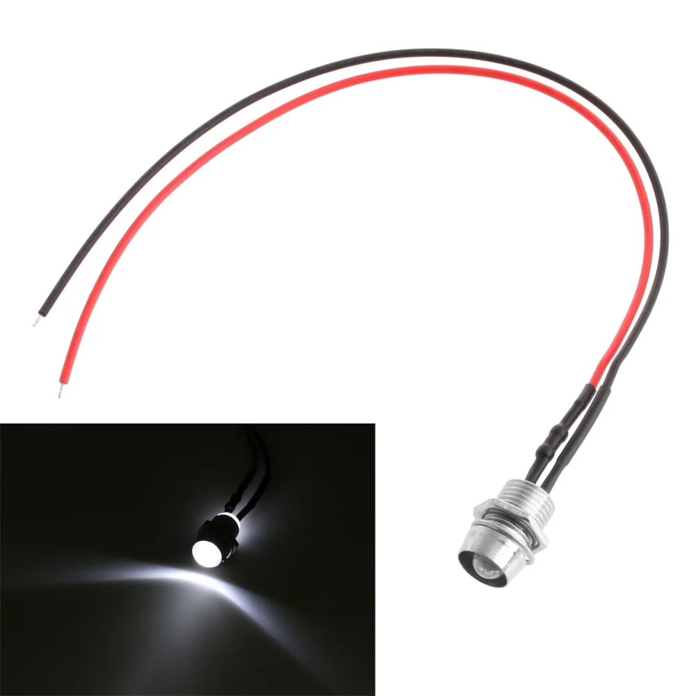 

50LC 1x LED Indicateur Lumire Dash Directionnel Voiture Moto Bateau 12V Rouge