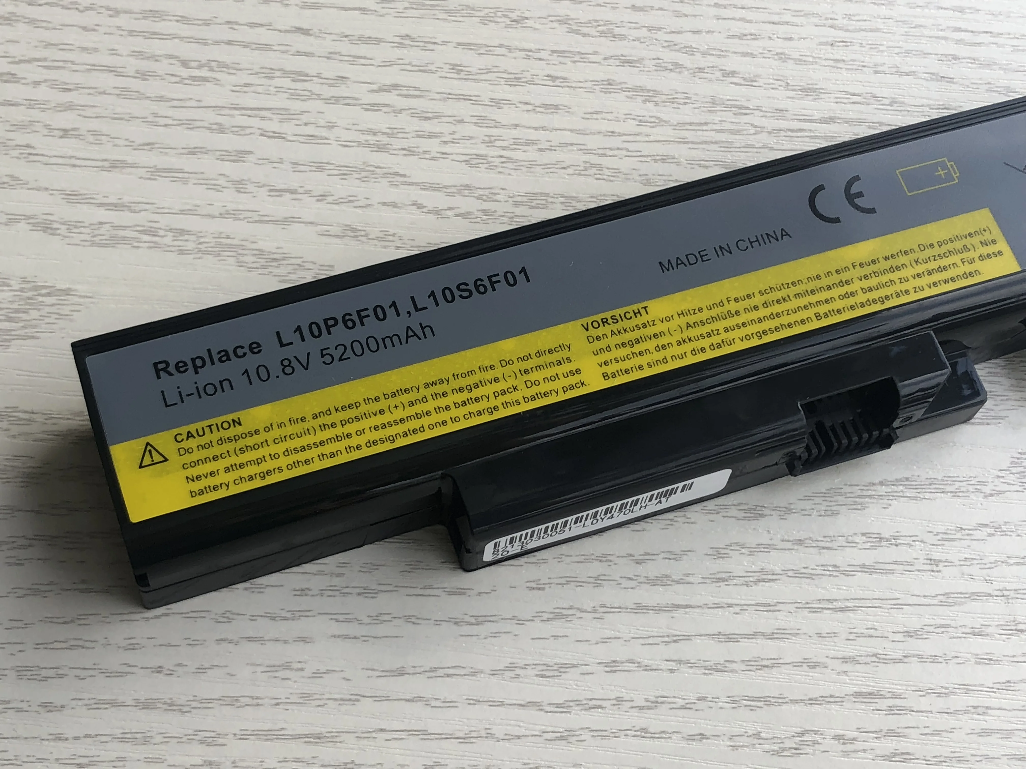 Аккумулятор для ноутбука Lenovo IdeaPad Y470 Y470A Y570 Y570A 57Y6625 57Y6626 L10C6F01 L10P6F01 L10S6F01 бесплатная