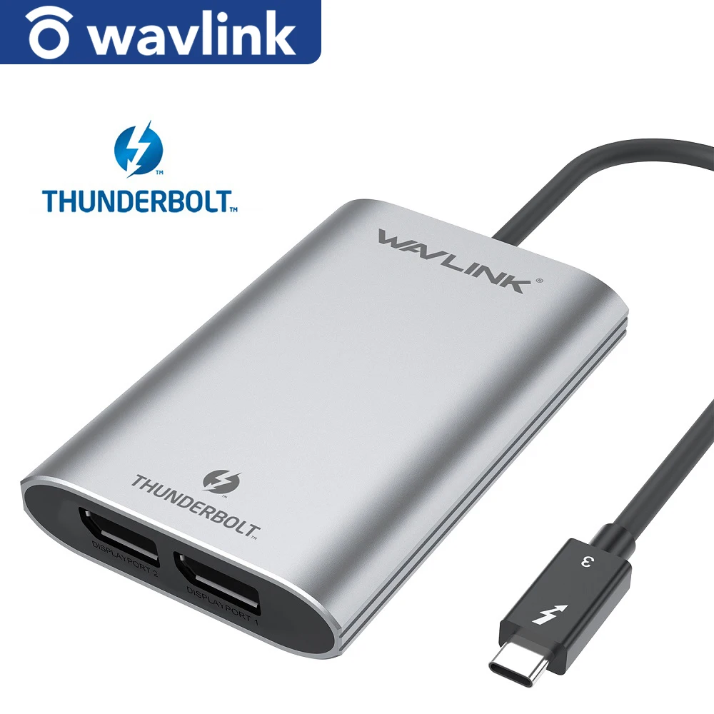 USB-концентратор Wavlink Thunderbolt 3 4K 60 Гц для Macbook Pro/Air USB-C | Компьютеры и офис