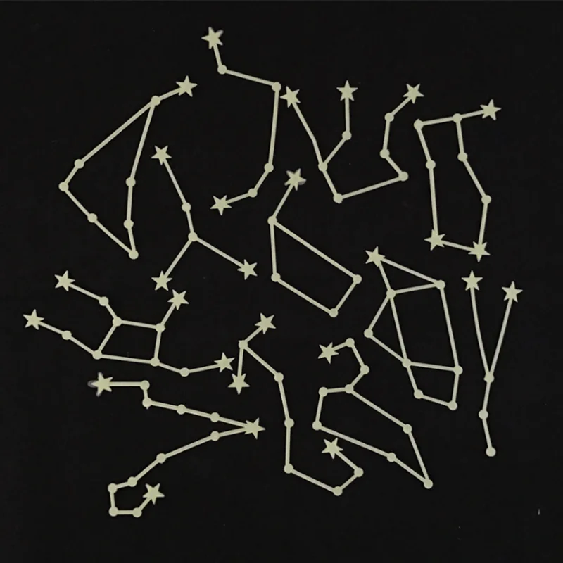 Созвездие наклейки Светящиеся в темноте игрушки для детей светящаяся звезда