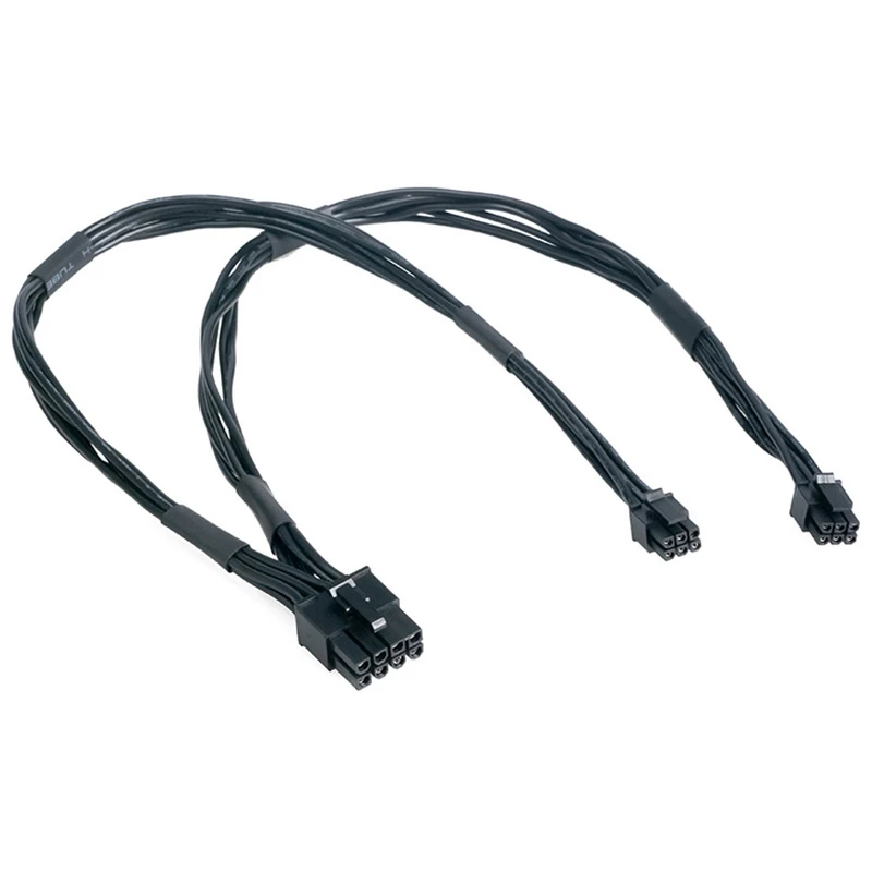 Двойной мини 6 Pin до 8 ie кабель питания для видеокарты PCI Express кабели адаптера 37 см