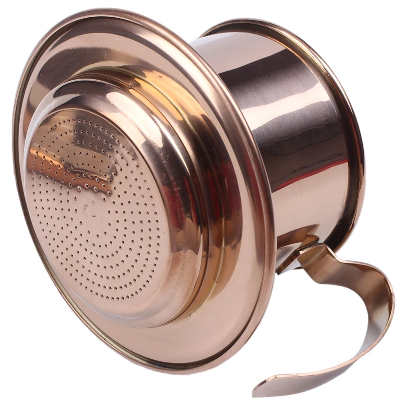 XD вьетнамский фильтр для кофе из нержавеющей стали с одной чашкой ручной Дырокол