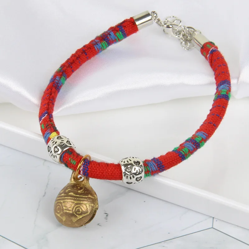 Маленькие нейлоновые игрушки ошейники для собак кошек с колокольчиками