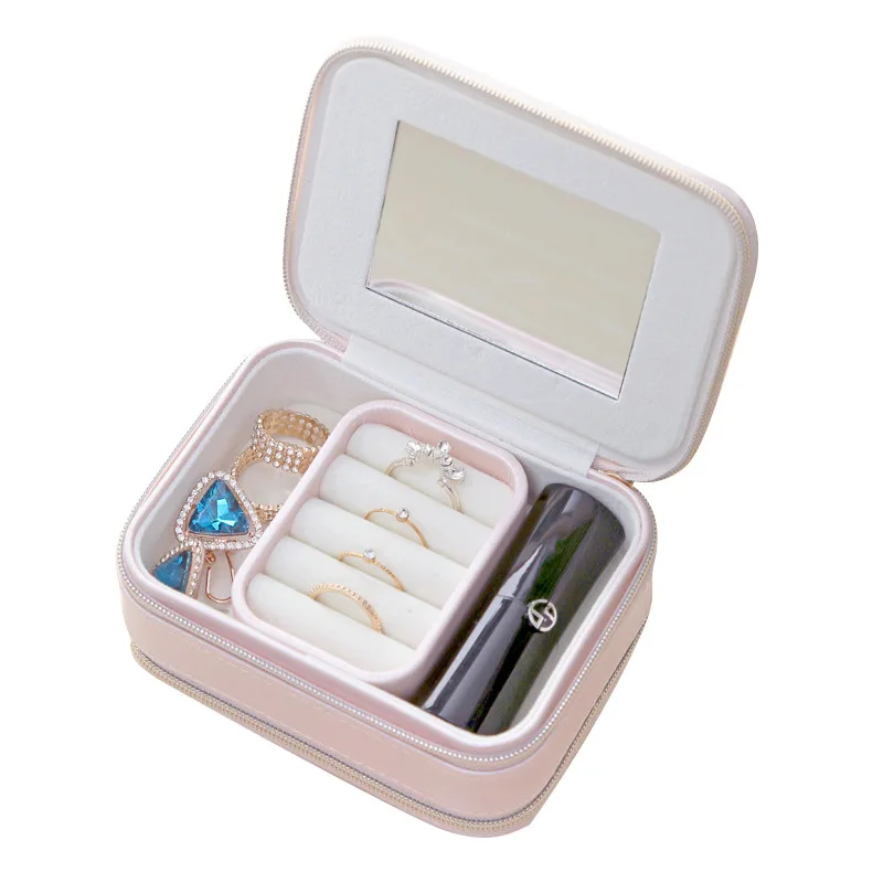 

Perfect Jewelry Box Treasure Packaging Jewelry Casket Excellent Gift Boxes Necklace Ring Box Useful Jewelry Storage DisplayRings