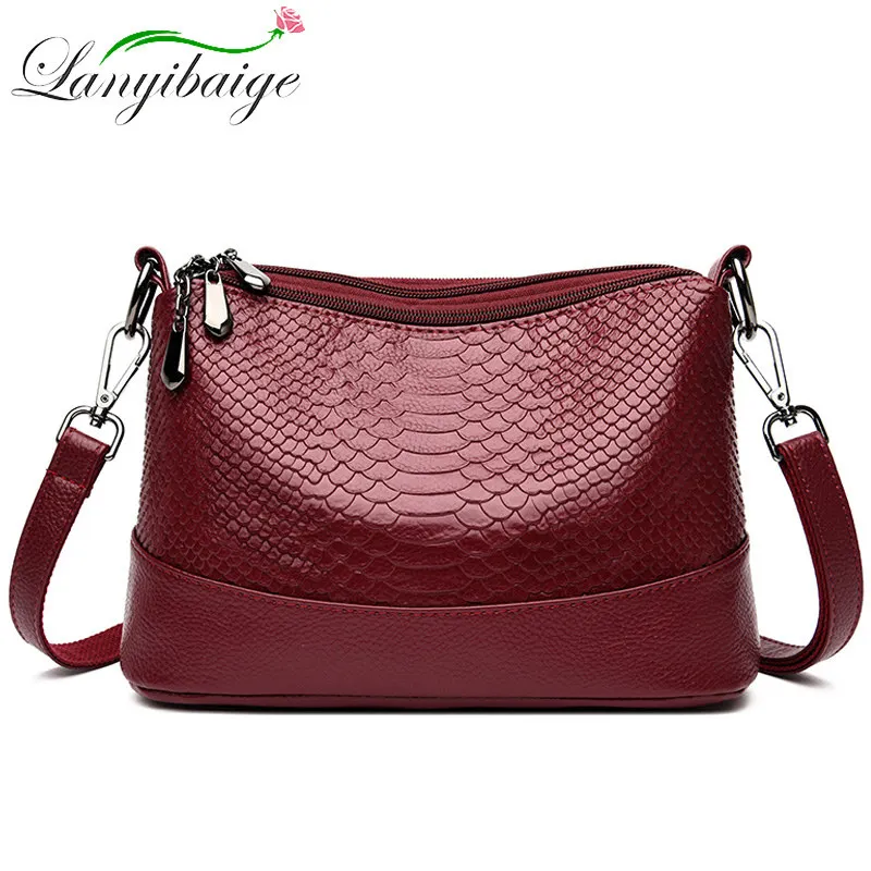 Женская сумка на плечо с узором в виде рыбьей чешуи ведро из искусственной кожи