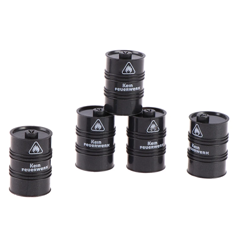 Bloques de construcci&oacute;n de tambor de aceite de Qu&iacute;mica negra, 10 Uds., figuras Diy, modelo regalo, Juguetes-3