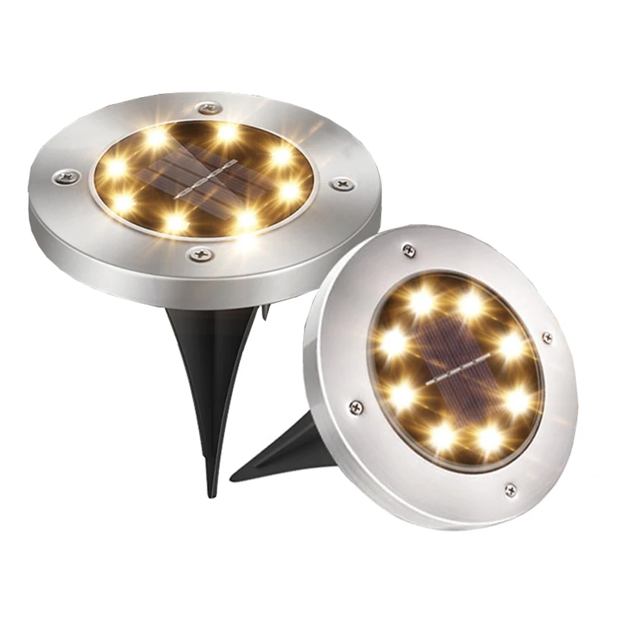 

BEIAIDI Solar Lawn Lamp Solar Power Buried Light Waterproof Underground Lamp Outdoor PathWay Garden Patio Decking Street Light