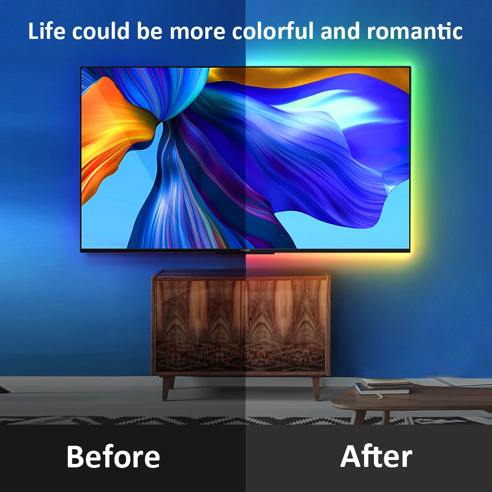 Светодиодные RGB ленты 5050 светильник в USB совместимые с Bluetooth|Светодиодные ленты| |
