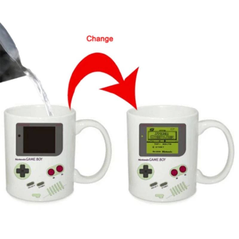 Игровая кофейная кружка креативная меняющая цвет забавная керамическая чашка
