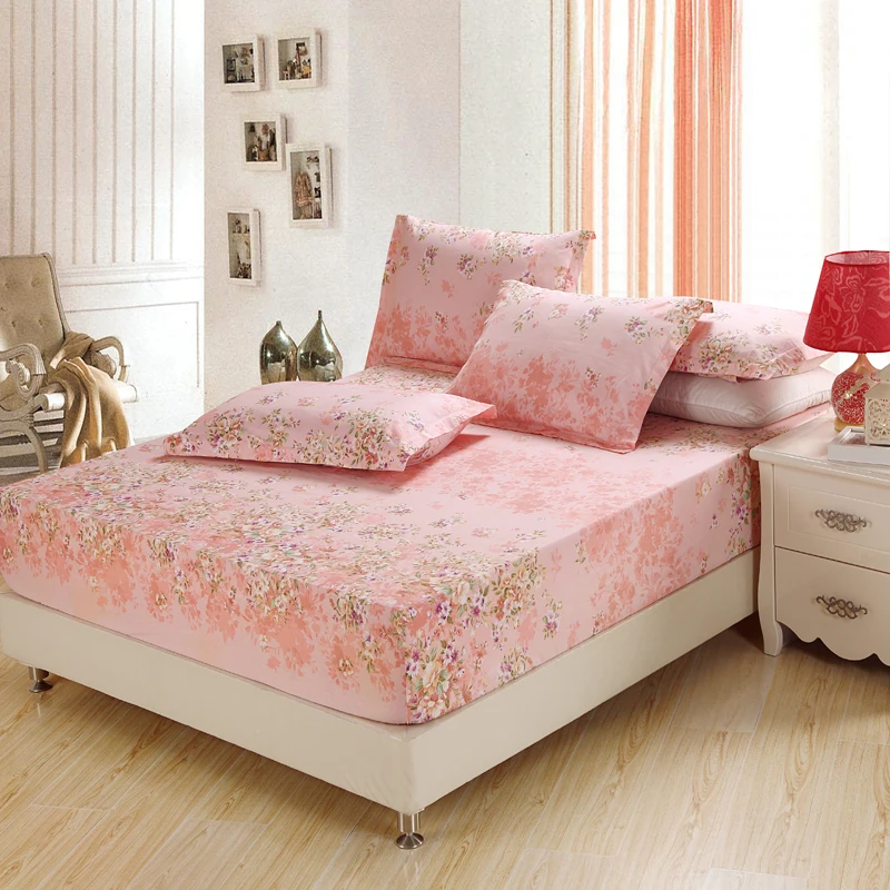 A piece 100% хлопок твил натяжная простыня одиночное двойное постельное белье