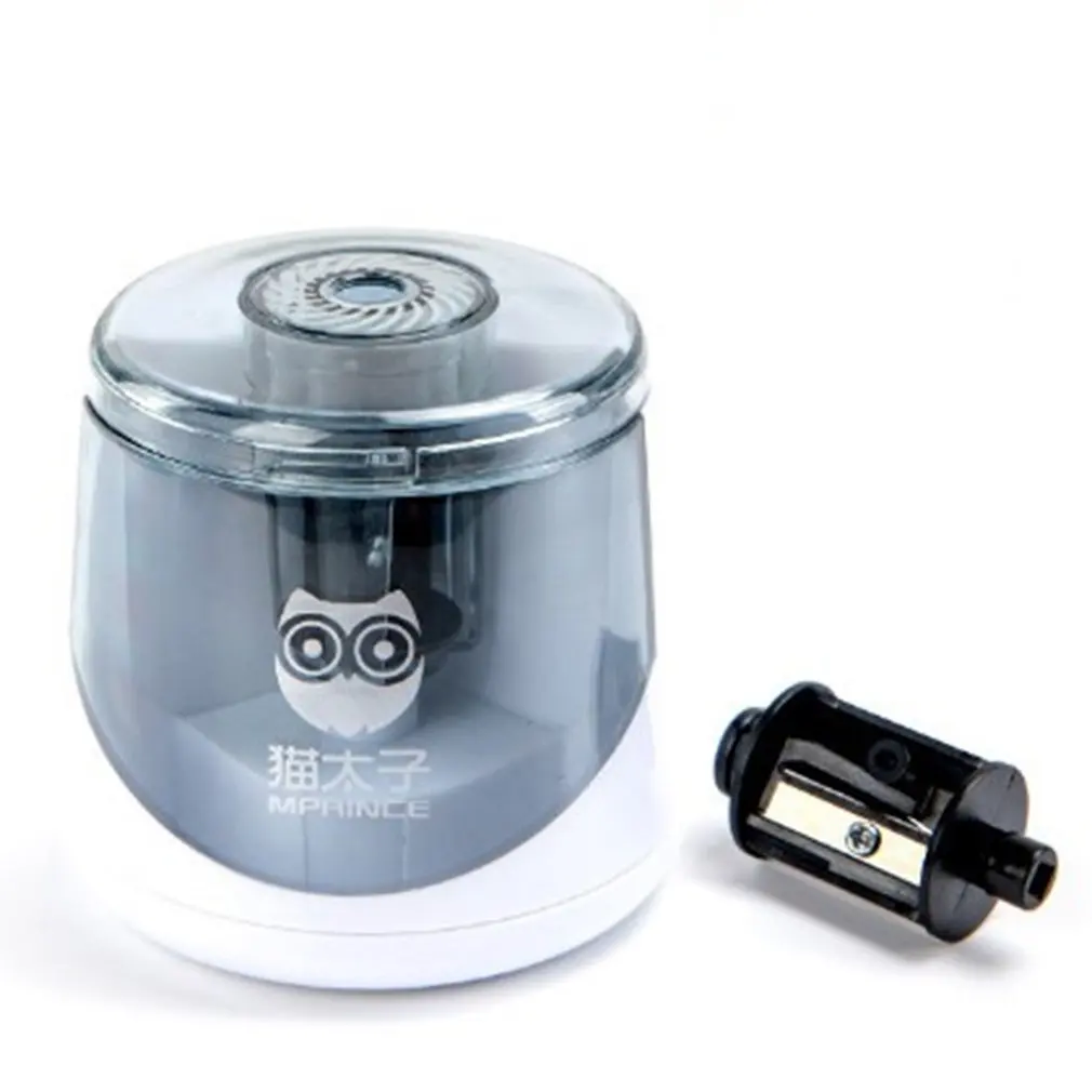 

USB электрическая точилка для карандашей, автоматическая точилка для карандашей для офиса и школы, точилка для карандашей с одним отверстием