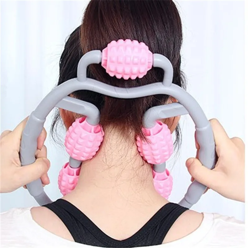 С плавающей точкой массажный ролик для йоги Пилатес Фитнес оборудование колеса снимают боль в мышцах ноги для ног для шеи тело формируя инс...