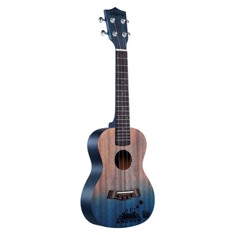 

Укулеле Telecaster для концертов, 23 дюйма, 4 струны, гитара из красного дерева