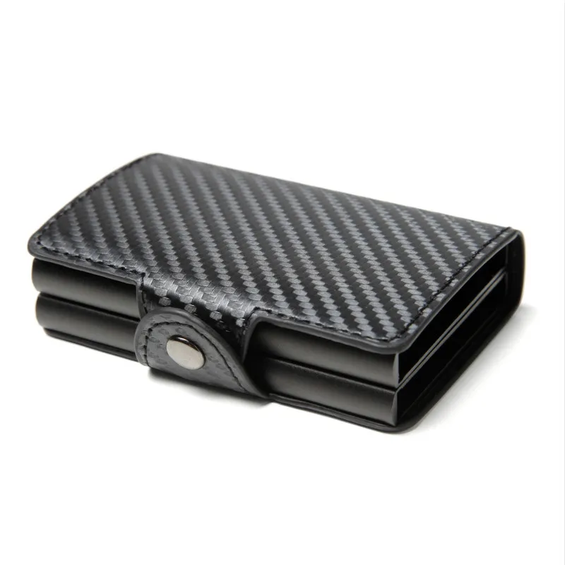 RFID алюминиевые двойные коробки кредитный держатель для карт визитная карточка