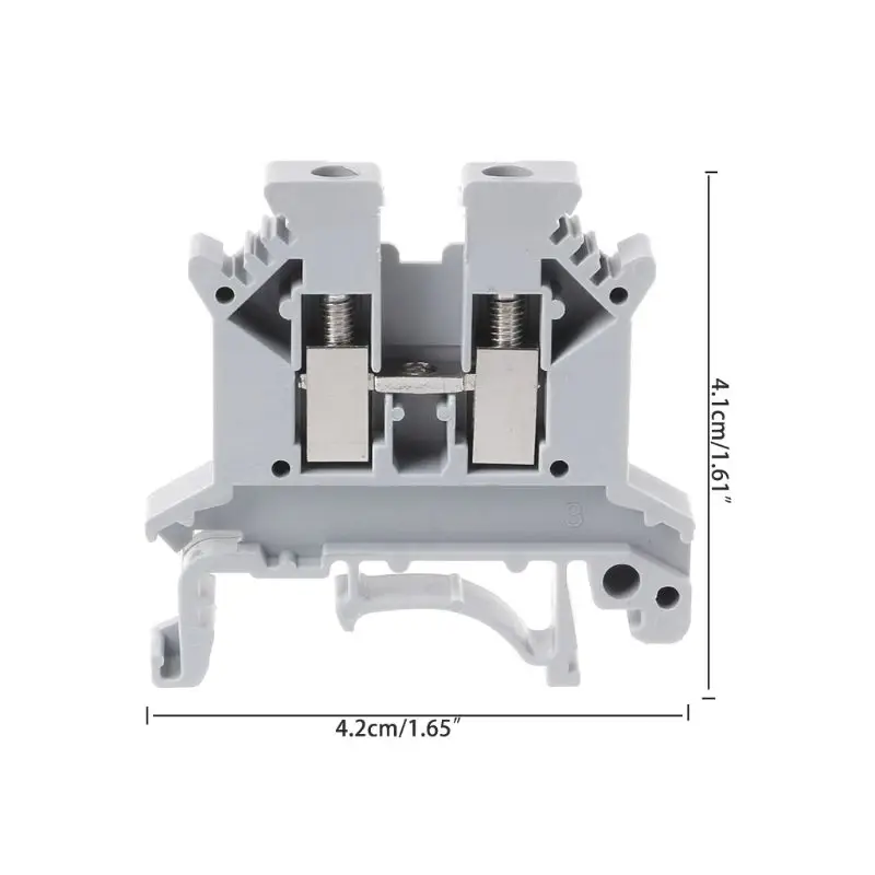 10Pcs/set UK-2.5B Universal Panel Mount Screw Terminal Block PCB Din Rail Wiring Connector Terminals | Обустройство дома