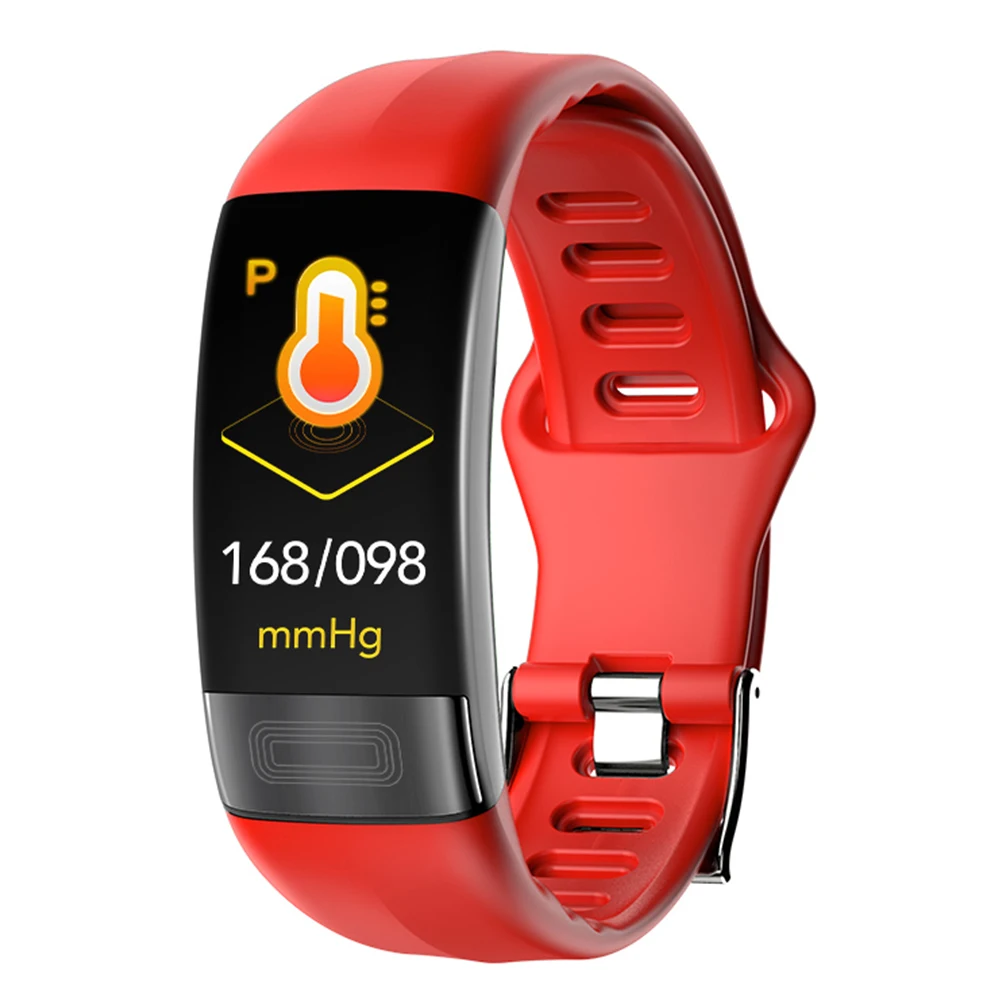 

Bluetooth Smart Bracelet Waterproof Health Wristband P11 Color Screen ECG HRV Elegant Watch Comfortable Element