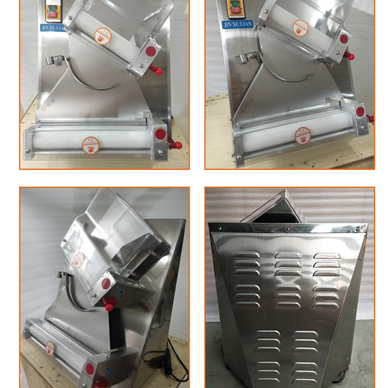 3-12 дюймовая тестовальная машина коммерческая роликовая для пиццы хлебобулочная