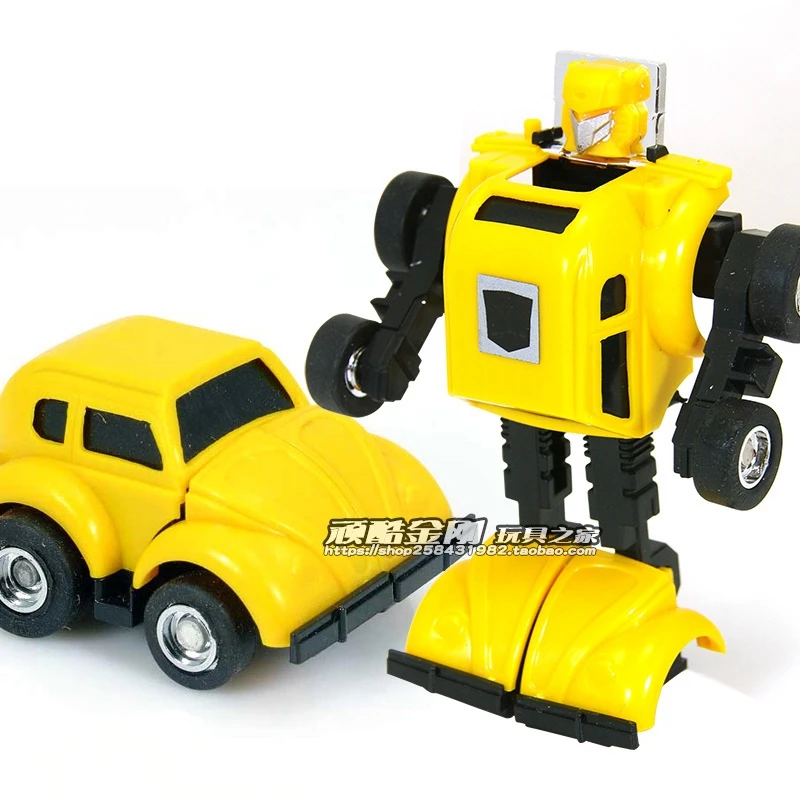 Деформированный G1 робот версии KO Autobot желтый/черный/красный ПВХ Модель мальчика