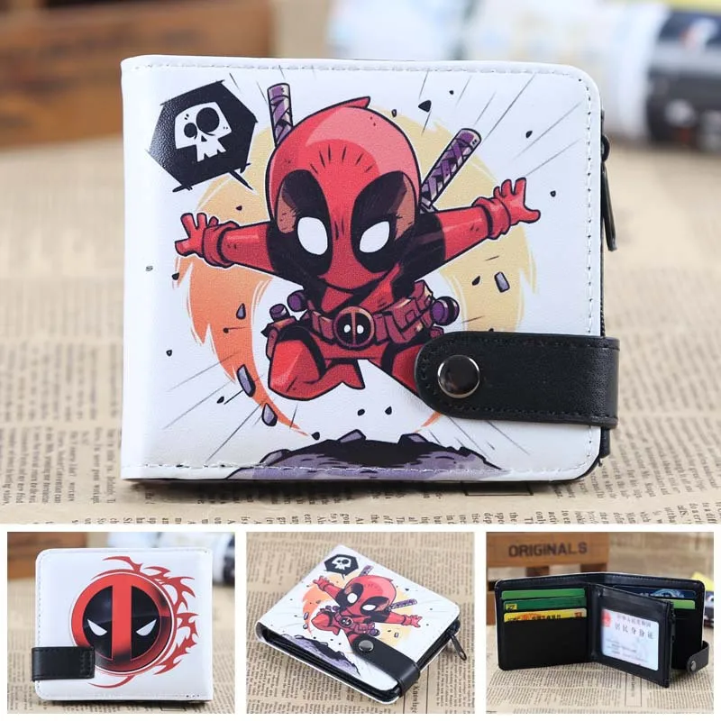 Аниме-кошелек Покемон/Наруто/Дэдпул студенческий кошелек мультяшная сумка и