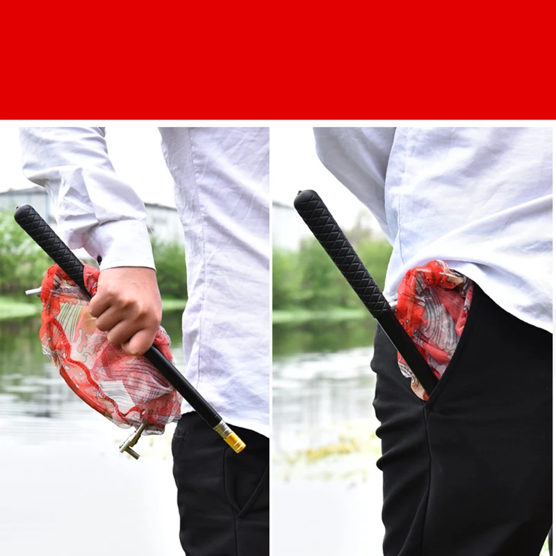 Рыболовная приземляющая ручка стандартная углеродистая удочка нейлоновая