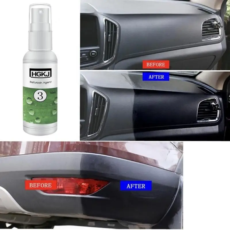 

HGKJ-3-50ml пластиковые детали, розничная продажа, Автомобильный интерьер, кожа, восстанавливающий агент