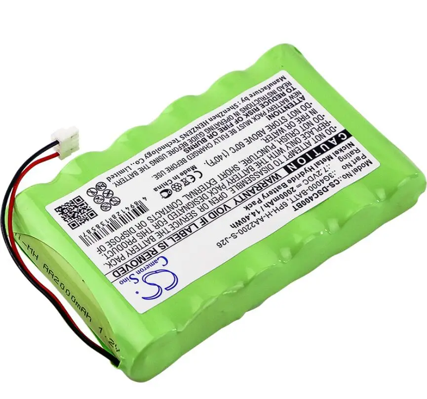Аккумулятор Cameron Sino 2000 мАч для аккумуляторов DSC 3G4000 Cellular Communicato 3G4000-BATT 6PH-H-AA2200-S-J26