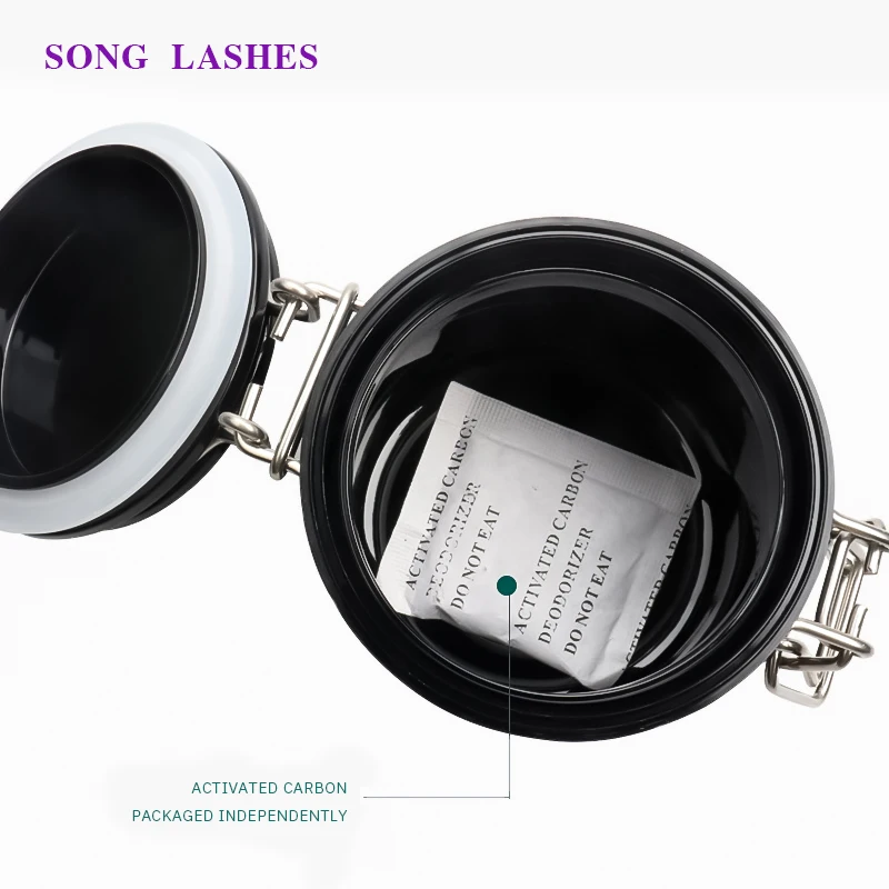 Song Lashes Профессиональный для ресницы, наращивание ресниц коробка для хранения клея Наращивание ресниц ресницы клей для ресниц