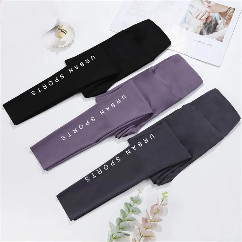 

YSDNCHI 2020 New Woman Fitness Yuga Pants Sexy Leggings High Waist Push Up Gym Sport Legging Stretch Large Size Running Trousers