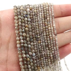 Граненые серые лабрадоритовые Бусины 234 мм из натурального камня для изготовления ювелирных изделий сделай сам, аксессуары для браслетов, ожерелий, 15 дюймов