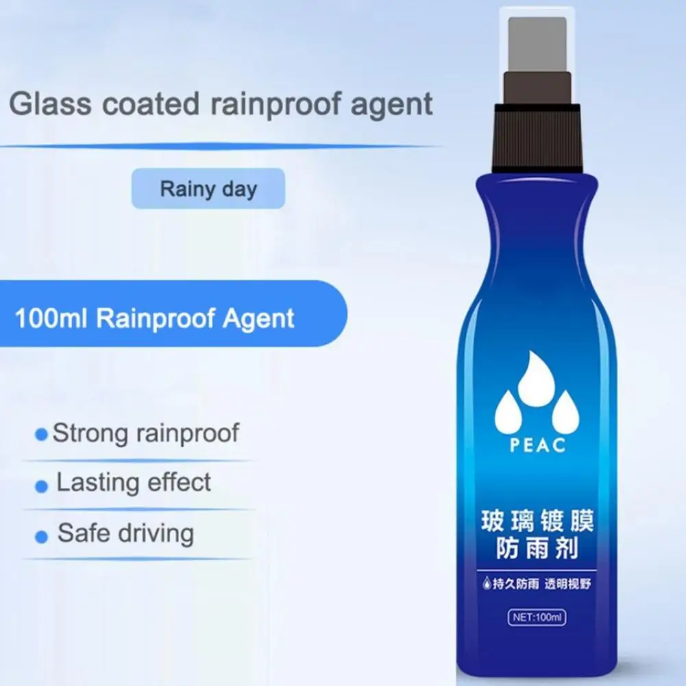 

100ml Liquid Spray Glass Anti Fogging Car Glass Windshield Window Glass Bathroom Cleaner Car Cleaning Anti-fog Film Accessories
