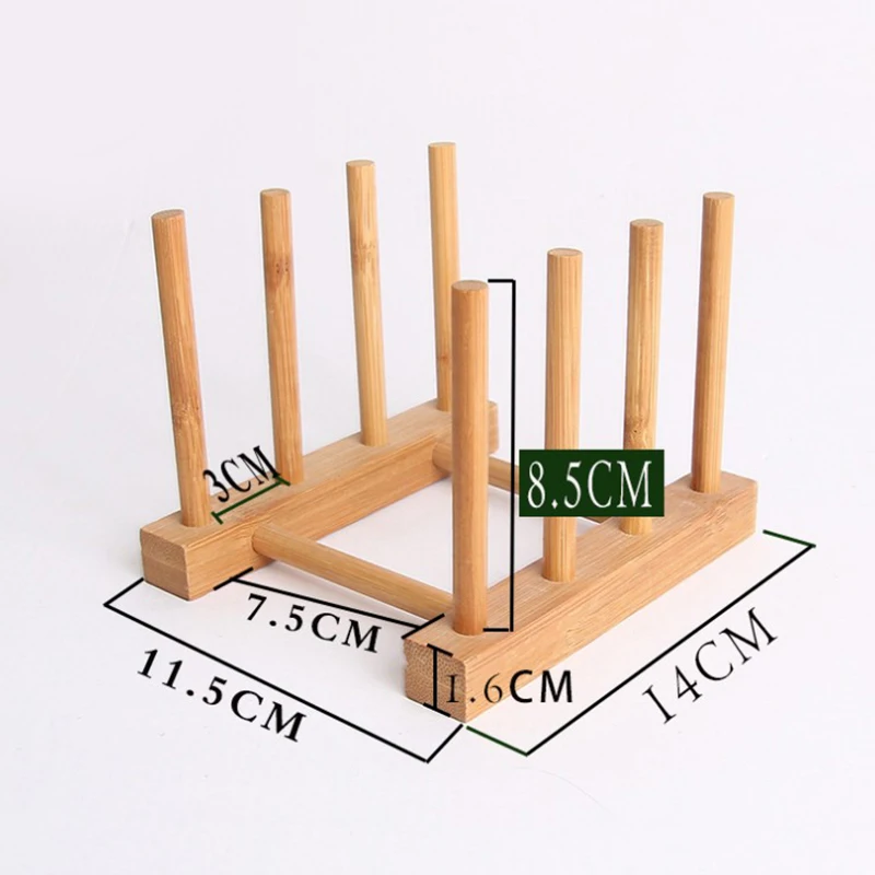 ELEG деревянная подставка для крышек Тарелка тарелка Складная держатель стойка