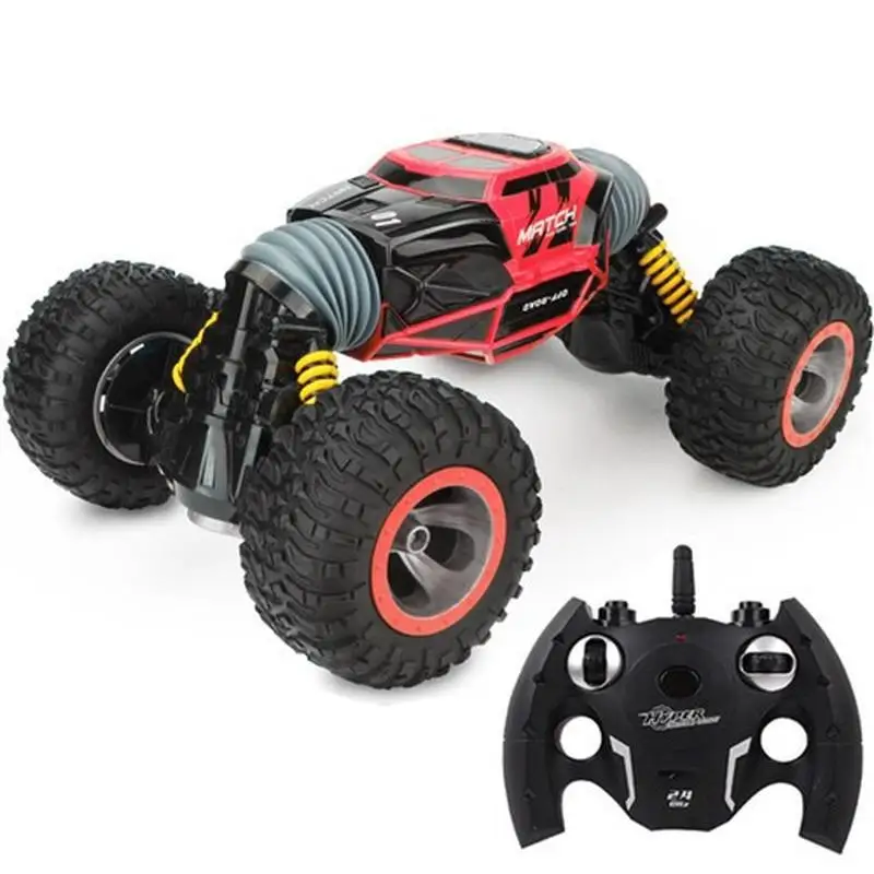 1:16 пульт дистанционного управления трюк скручивание 4WD привод скалолазание Автомобиль 2,4G радио-управление led машина RC автомобили двойной режим трюк внедорожный автомобиль