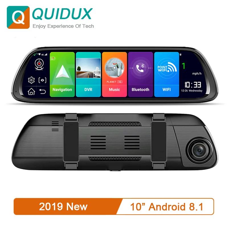 4G Touch IPS универсальная в комплекте Автомобильная камера заднего вида зеркало с GPS