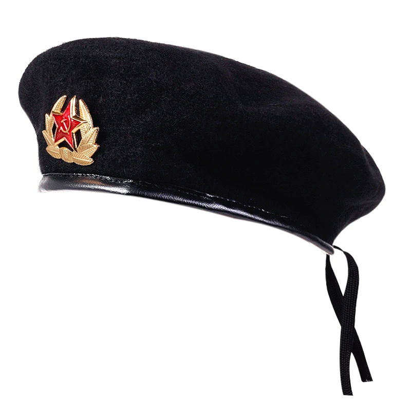 

2021 Fashion Warm New Autumn Winter Hat Adjustable Wool Beret Winter Unisex Beanie Casual Hat Solid Color Octagonal Hat