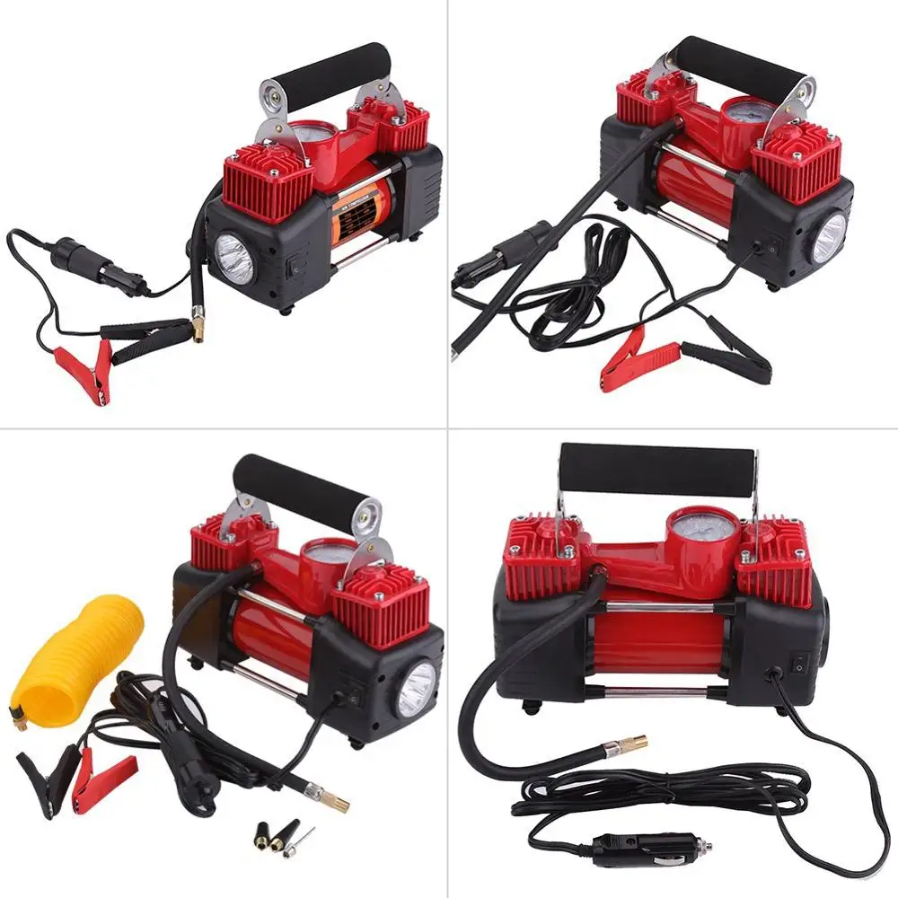 2 цилиндра компрессора воздуха 12V 150PSI насос подкачки шин для автомобилей Ван