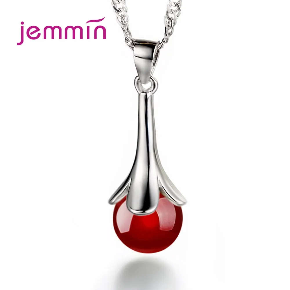 Винтажные ожерелья из стерлингового серебра 925 пробы сексуальные красные черные