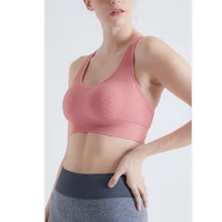 honeycomb tank tops women girl backless push up solid comfortable camis underwear running fitness bra yoga vest sports crop 2021