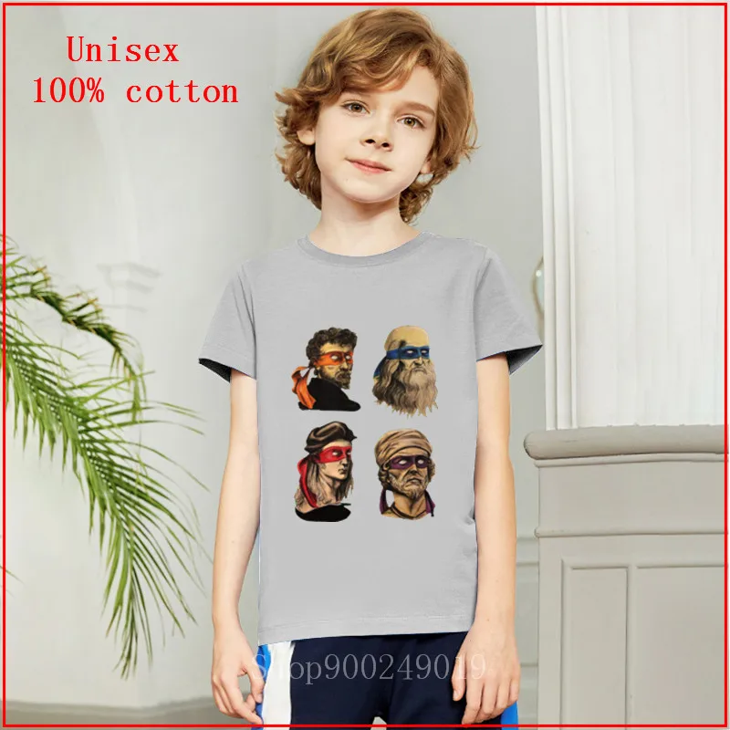 Футболка с черепашками-ниндзя для мальчиков и девочек футболки Друзья | Детская