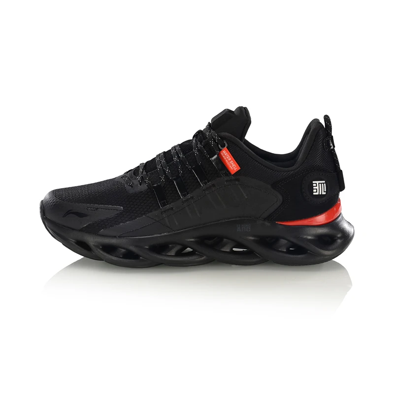 Li-Ning/мужские кроссовки для бега с подушкой из дуги; износостойкая спортивная обувь с водонепроницаемой подкладкой; износостойкие кроссовки; ARHP245 XYP946 - Цвет: ARHP245-1H