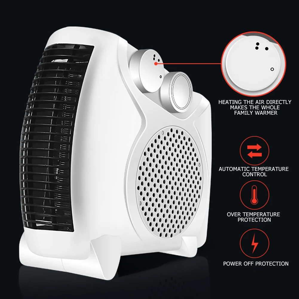 

Automatic Temperature Control Electric Heater Home Desktop Warmer Machine Office Dormitory Winter Stove Radiator Hot Air Blower